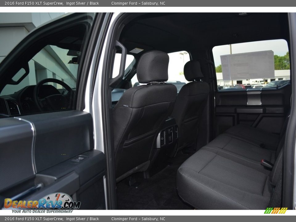 2016 Ford F150 XLT SuperCrew Ingot Silver / Black Photo #10