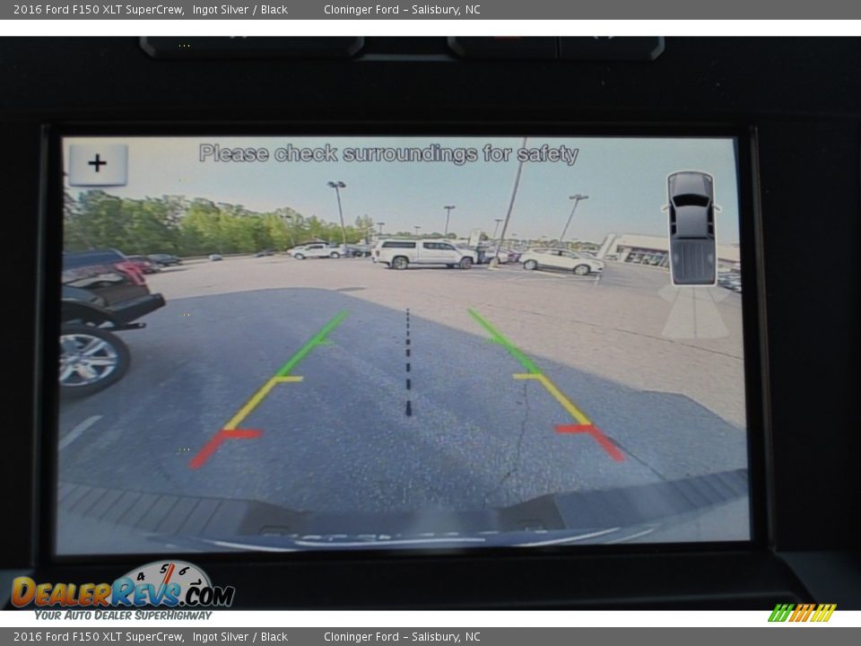 2016 Ford F150 XLT SuperCrew Ingot Silver / Black Photo #14