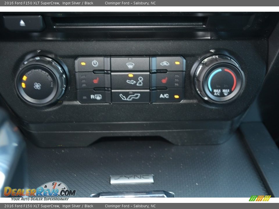 2016 Ford F150 XLT SuperCrew Ingot Silver / Black Photo #15