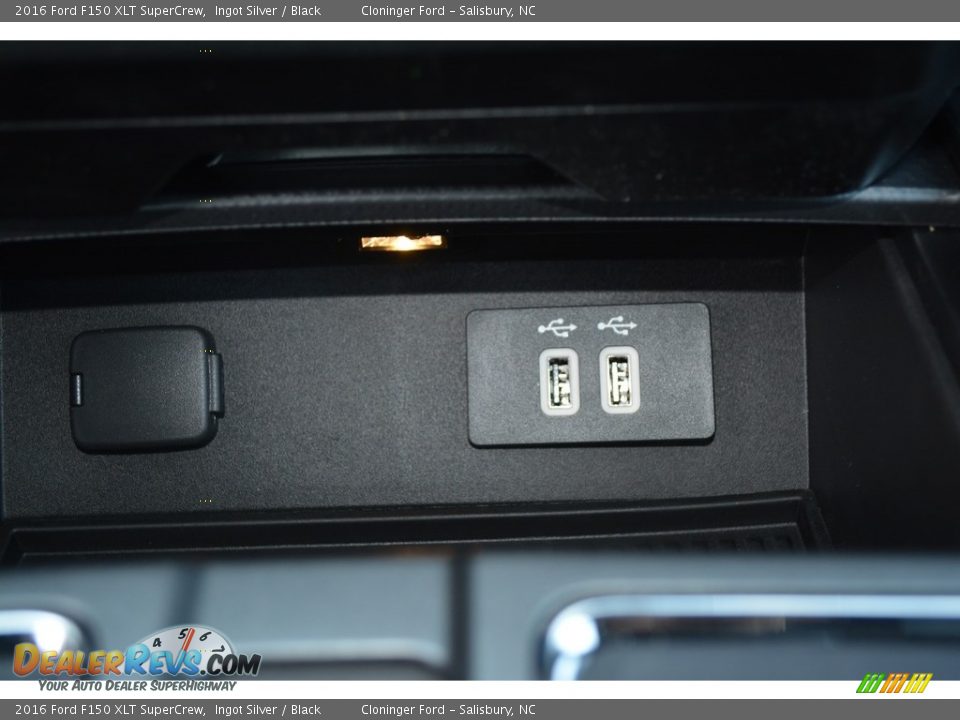 2016 Ford F150 XLT SuperCrew Ingot Silver / Black Photo #16