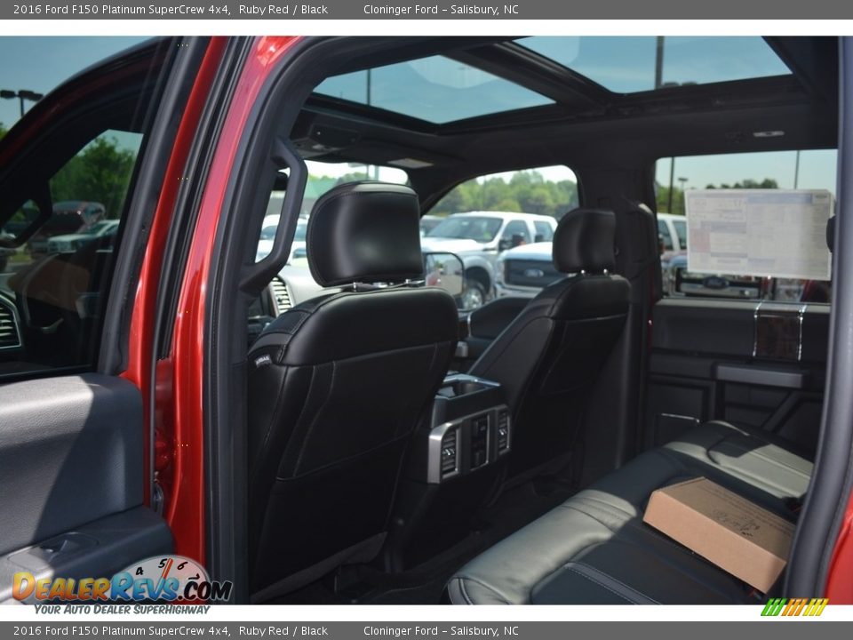 2016 Ford F150 Platinum SuperCrew 4x4 Ruby Red / Black Photo #11