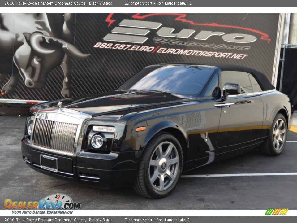 2010 Rolls-Royce Phantom Drophead Coupe Black / Black Photo #1