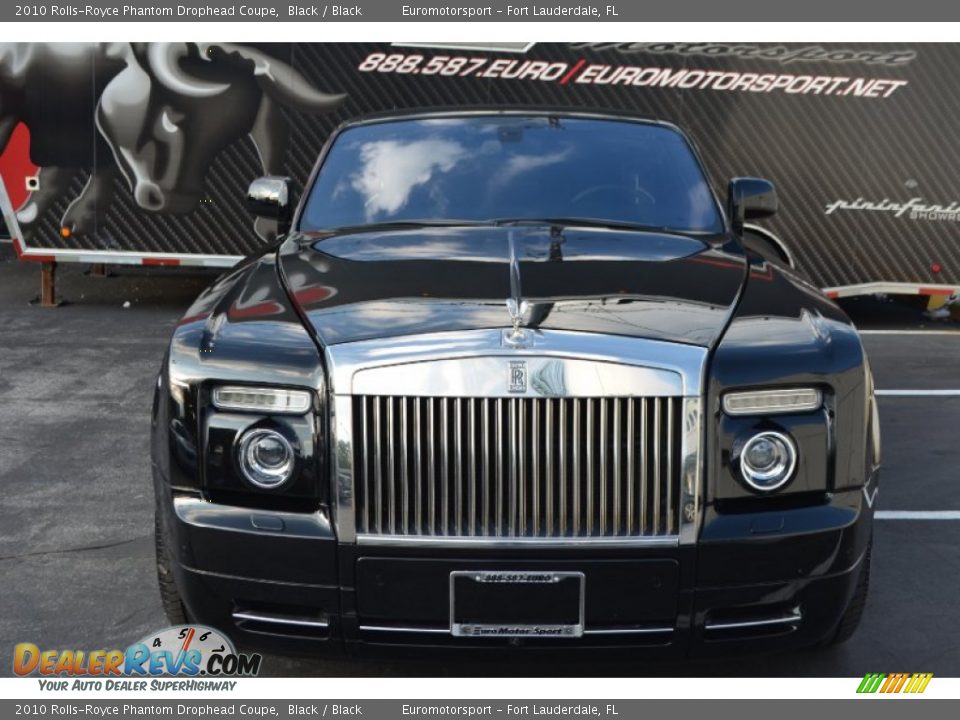 2010 Rolls-Royce Phantom Drophead Coupe Black / Black Photo #2