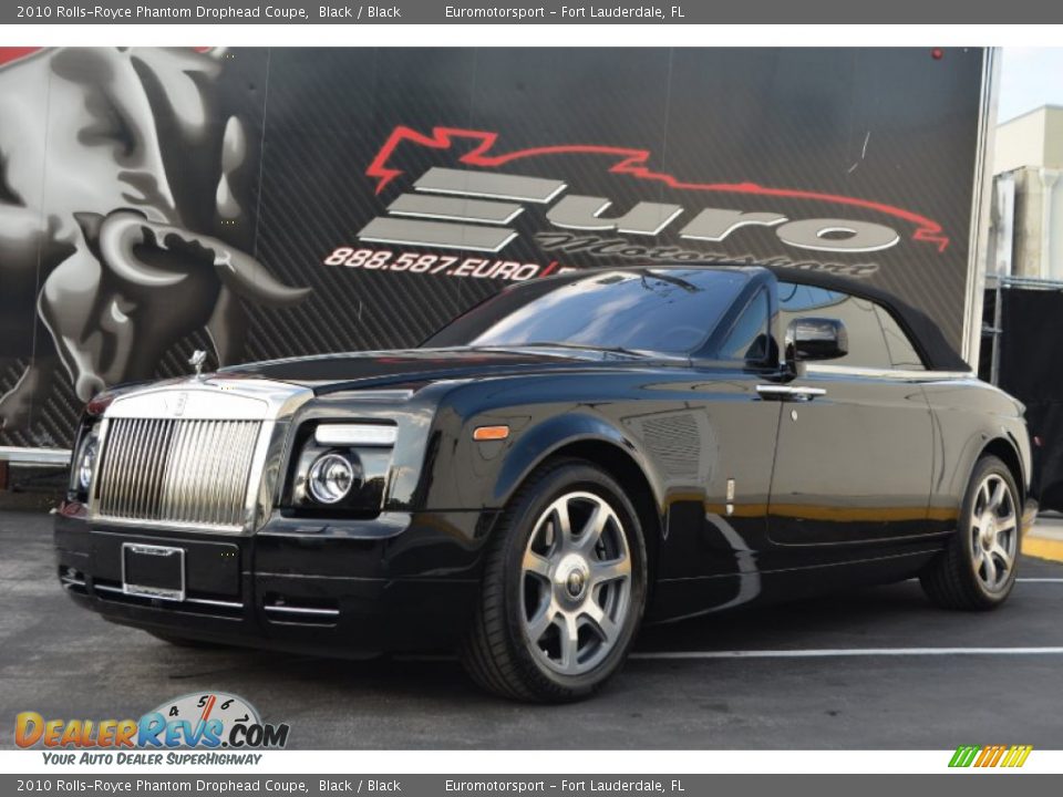 2010 Rolls-Royce Phantom Drophead Coupe Black / Black Photo #11