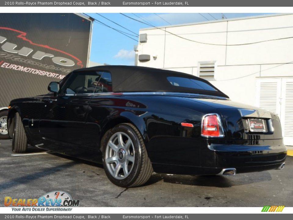 2010 Rolls-Royce Phantom Drophead Coupe Black / Black Photo #23