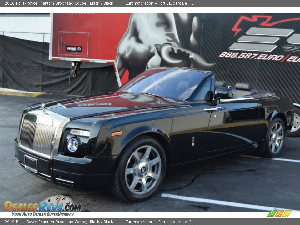 2010 Rolls-Royce Phantom Drophead Coupe Black / Black Photo #24