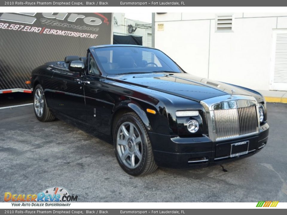 2010 Rolls-Royce Phantom Drophead Coupe Black / Black Photo #26
