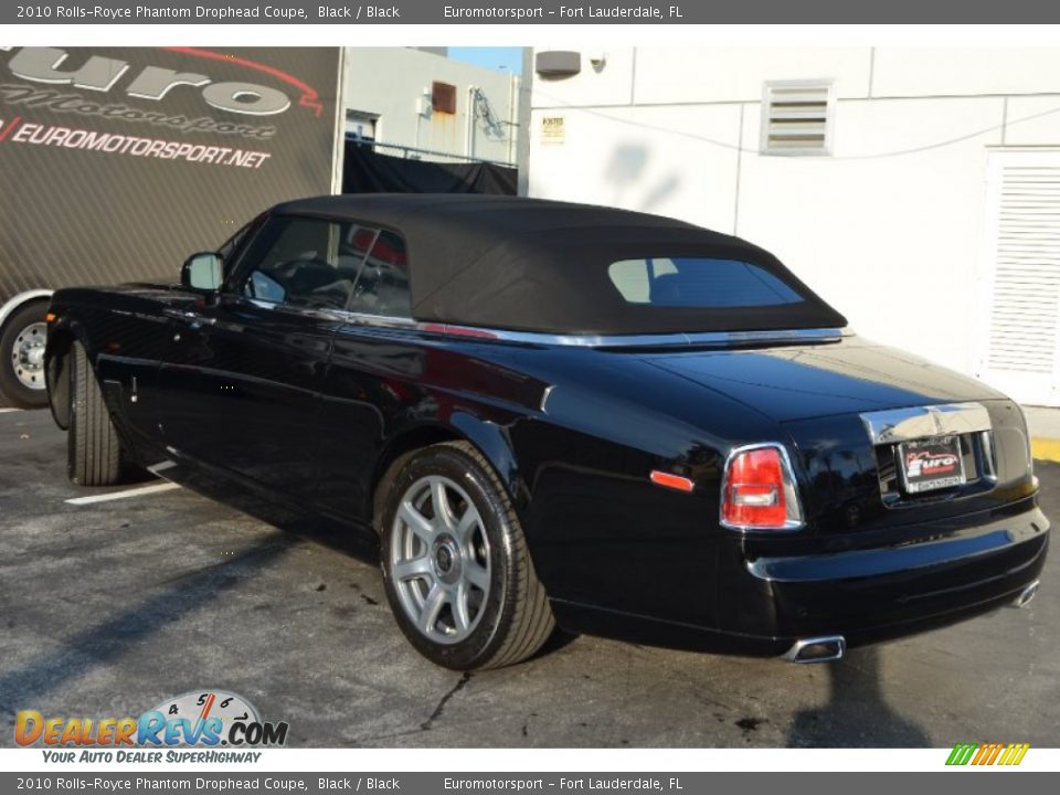 2010 Rolls-Royce Phantom Drophead Coupe Black / Black Photo #28
