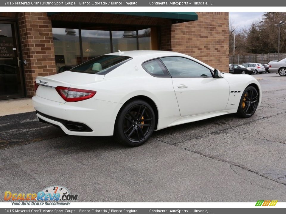 2016 Maserati GranTurismo Sport Coupe Bianco Eldorado / Bianco Pregiato Photo #3