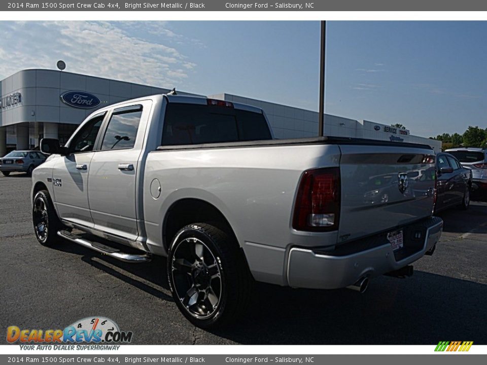 2014 Ram 1500 Sport Crew Cab 4x4 Bright Silver Metallic / Black Photo #5