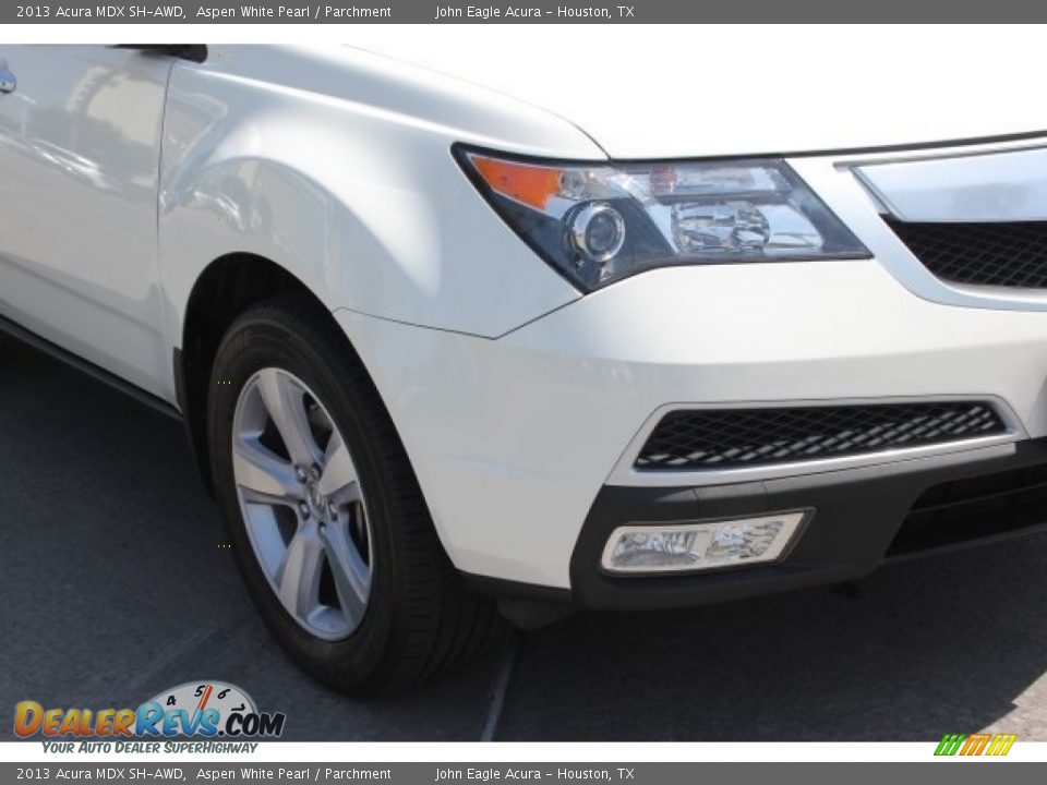 2013 Acura MDX SH-AWD Aspen White Pearl / Parchment Photo #10