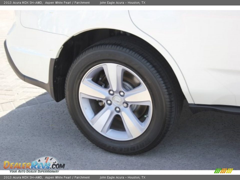 2013 Acura MDX SH-AWD Aspen White Pearl / Parchment Photo #12