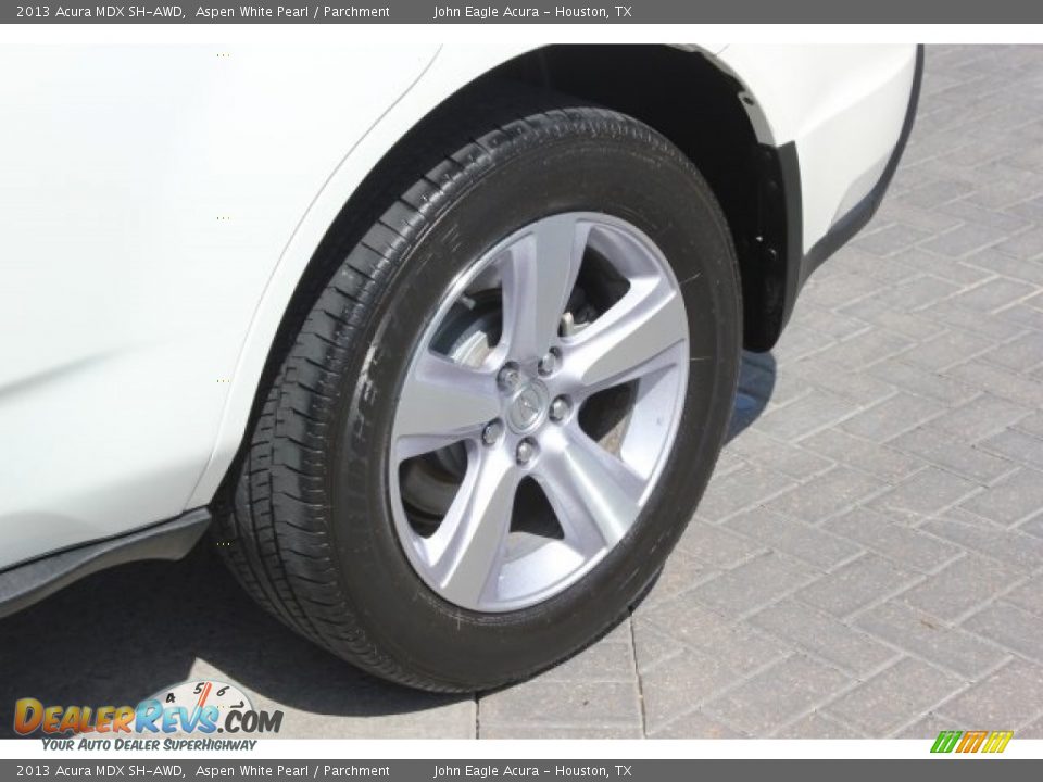 2013 Acura MDX SH-AWD Aspen White Pearl / Parchment Photo #13