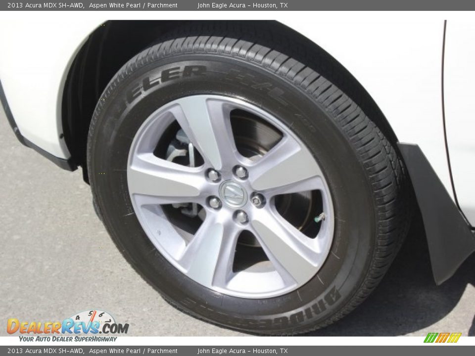 2013 Acura MDX SH-AWD Aspen White Pearl / Parchment Photo #14