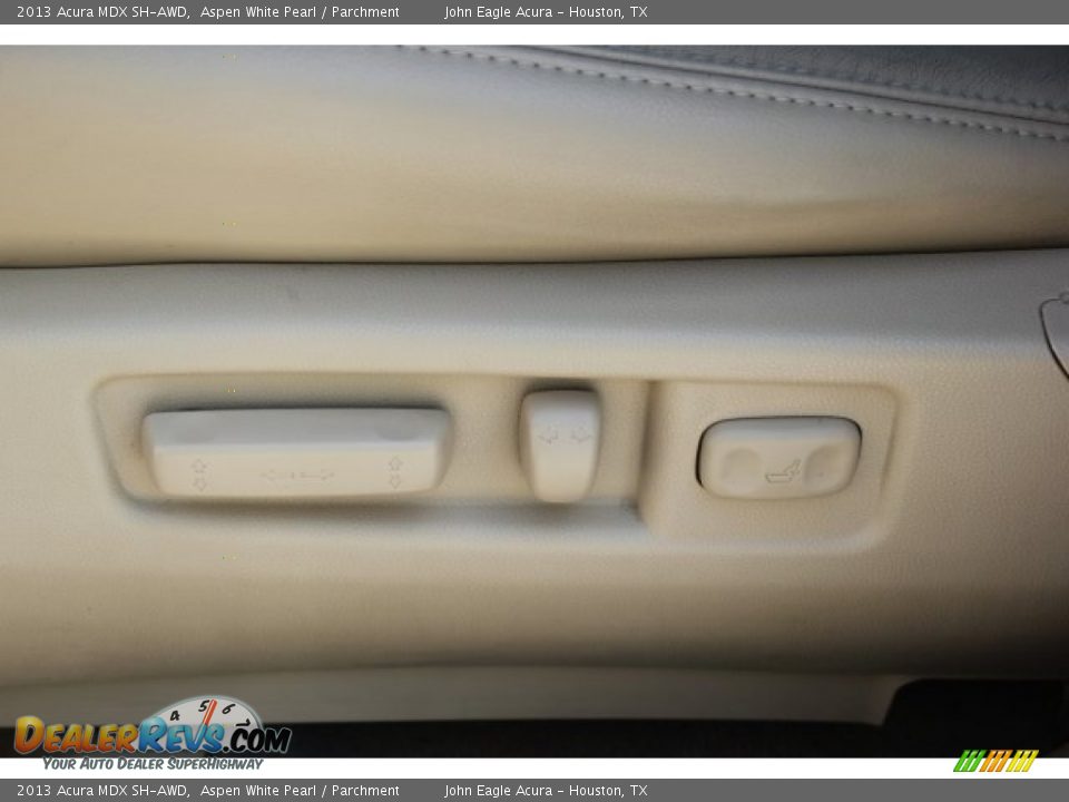 2013 Acura MDX SH-AWD Aspen White Pearl / Parchment Photo #17