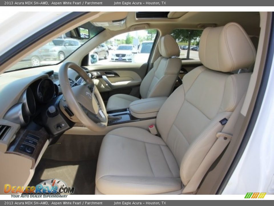 2013 Acura MDX SH-AWD Aspen White Pearl / Parchment Photo #20