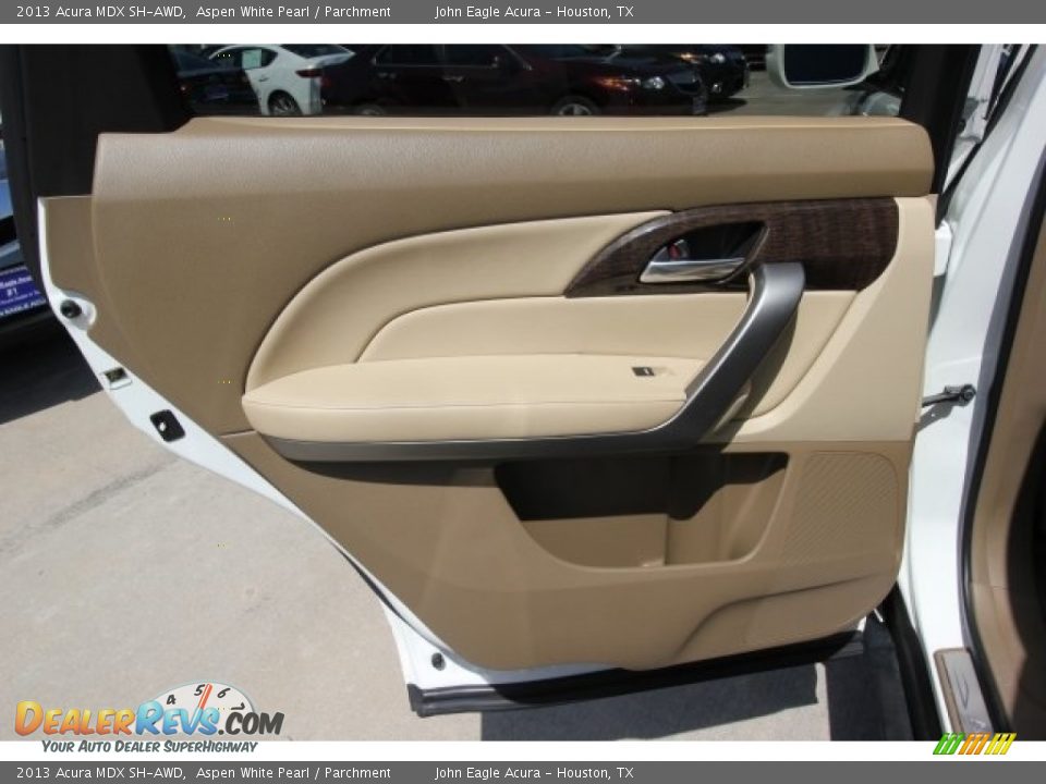 2013 Acura MDX SH-AWD Aspen White Pearl / Parchment Photo #21