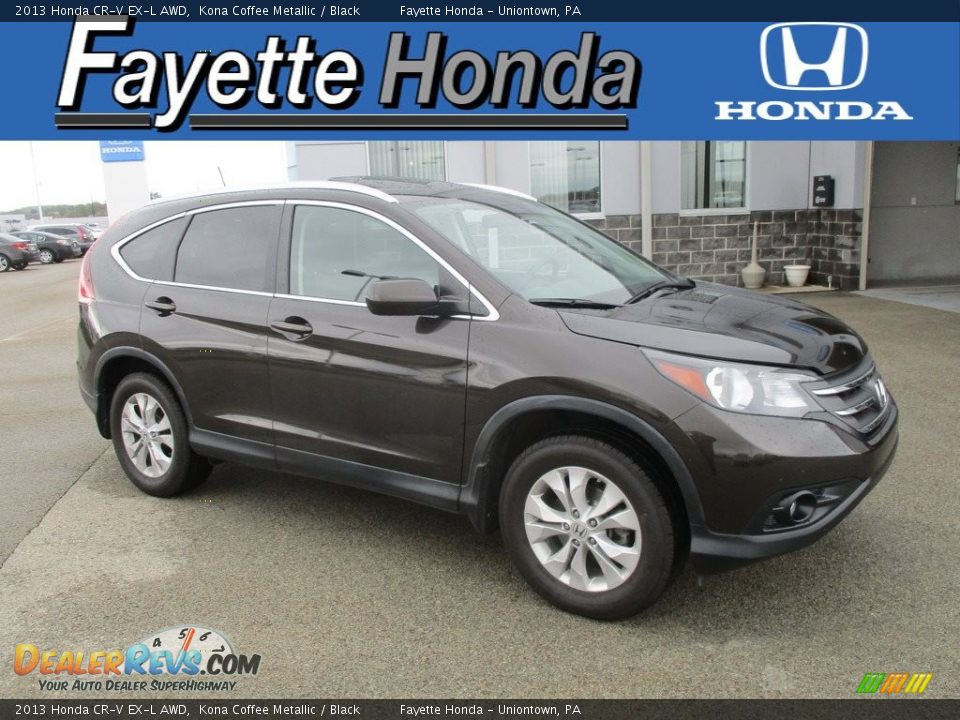 2013 Honda CR-V EX-L AWD Kona Coffee Metallic / Black Photo #1