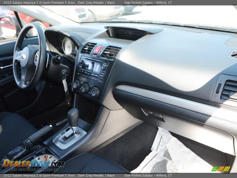 2012 Subaru Impreza 2.0i Sport Premium 5 Door Dark Gray Metallic / Black Photo #6