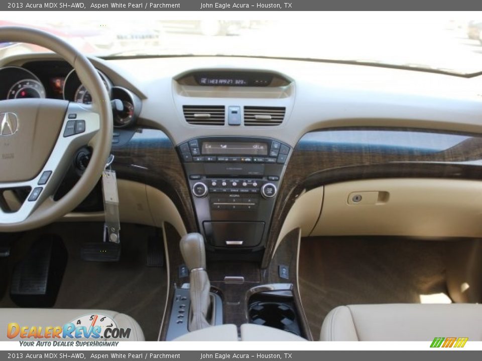 2013 Acura MDX SH-AWD Aspen White Pearl / Parchment Photo #32