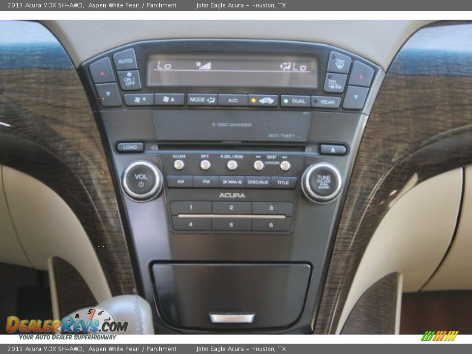 2013 Acura MDX SH-AWD Aspen White Pearl / Parchment Photo #35
