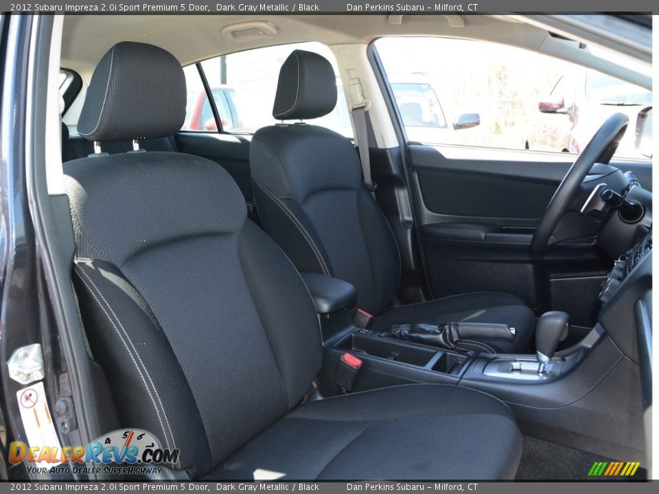 2012 Subaru Impreza 2.0i Sport Premium 5 Door Dark Gray Metallic / Black Photo #16