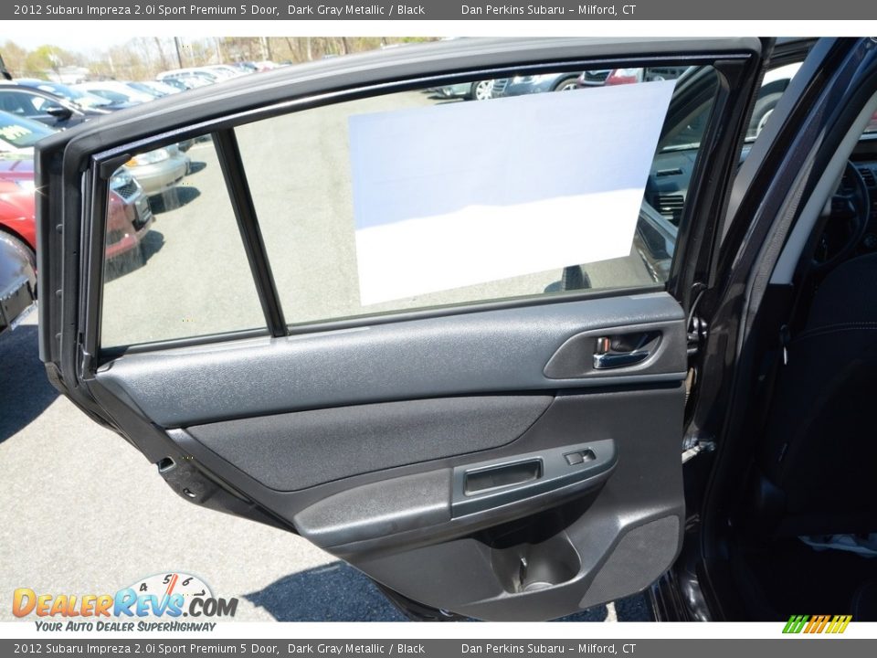 2012 Subaru Impreza 2.0i Sport Premium 5 Door Dark Gray Metallic / Black Photo #19