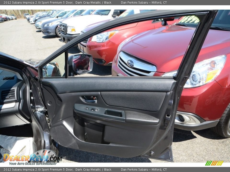 2012 Subaru Impreza 2.0i Sport Premium 5 Door Dark Gray Metallic / Black Photo #21