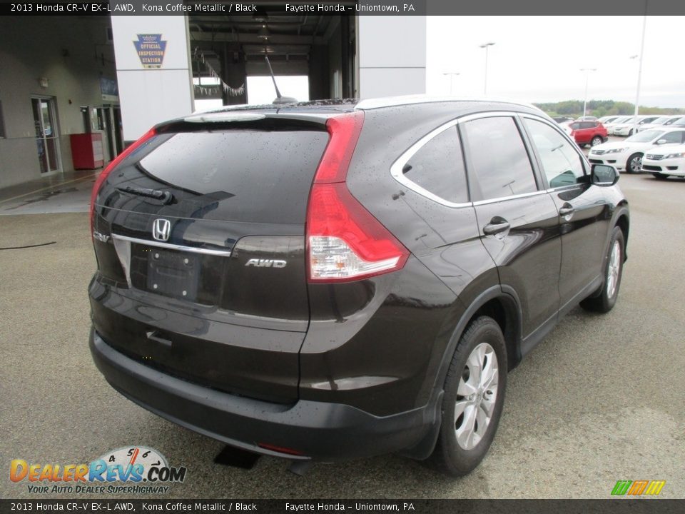 2013 Honda CR-V EX-L AWD Kona Coffee Metallic / Black Photo #18