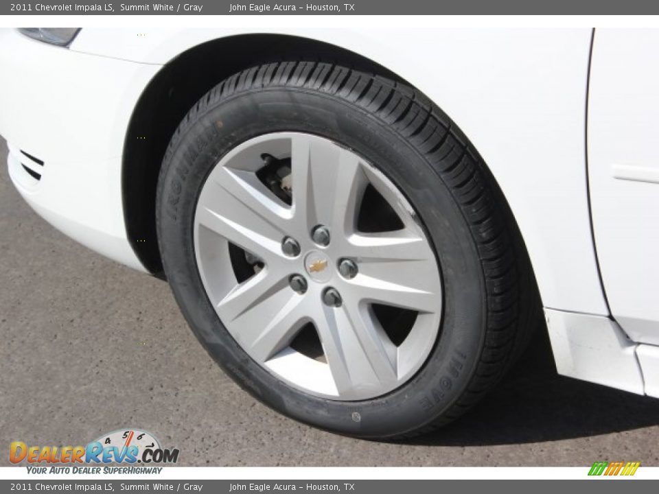 2011 Chevrolet Impala LS Summit White / Gray Photo #14