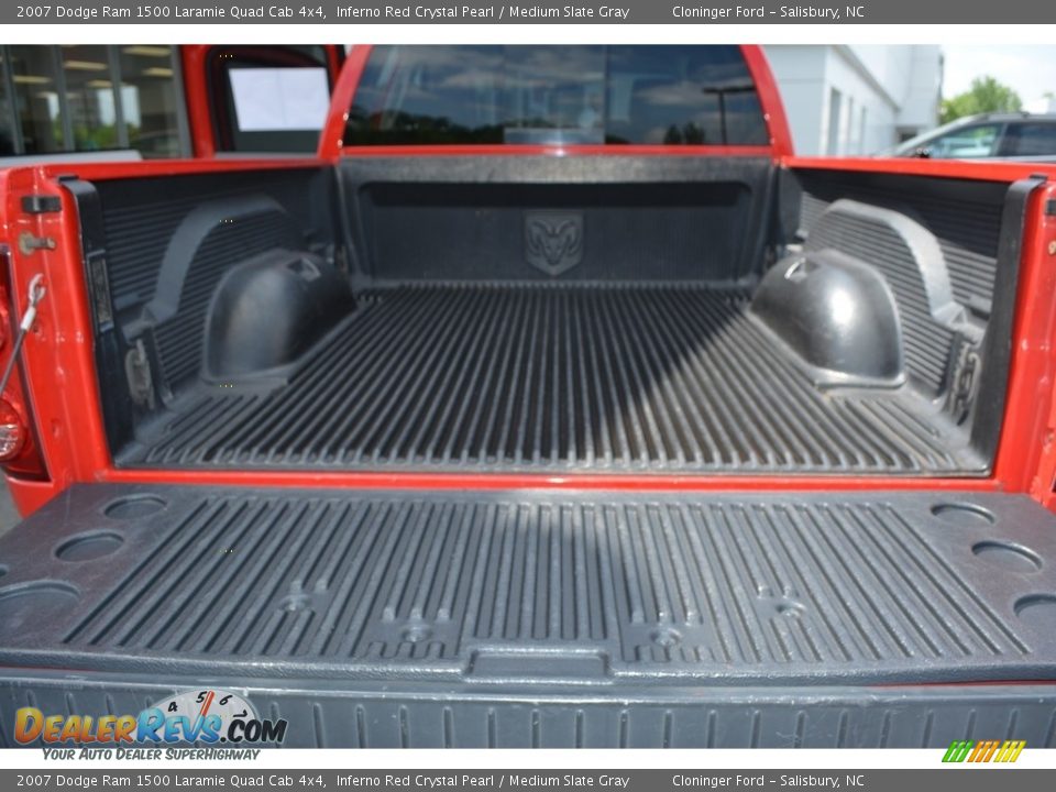 2007 Dodge Ram 1500 Laramie Quad Cab 4x4 Inferno Red Crystal Pearl / Medium Slate Gray Photo #9