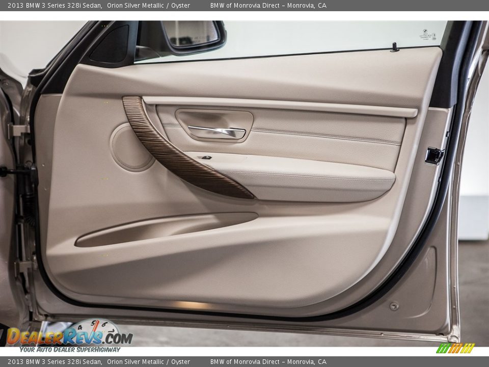 2013 BMW 3 Series 328i Sedan Orion Silver Metallic / Oyster Photo #25