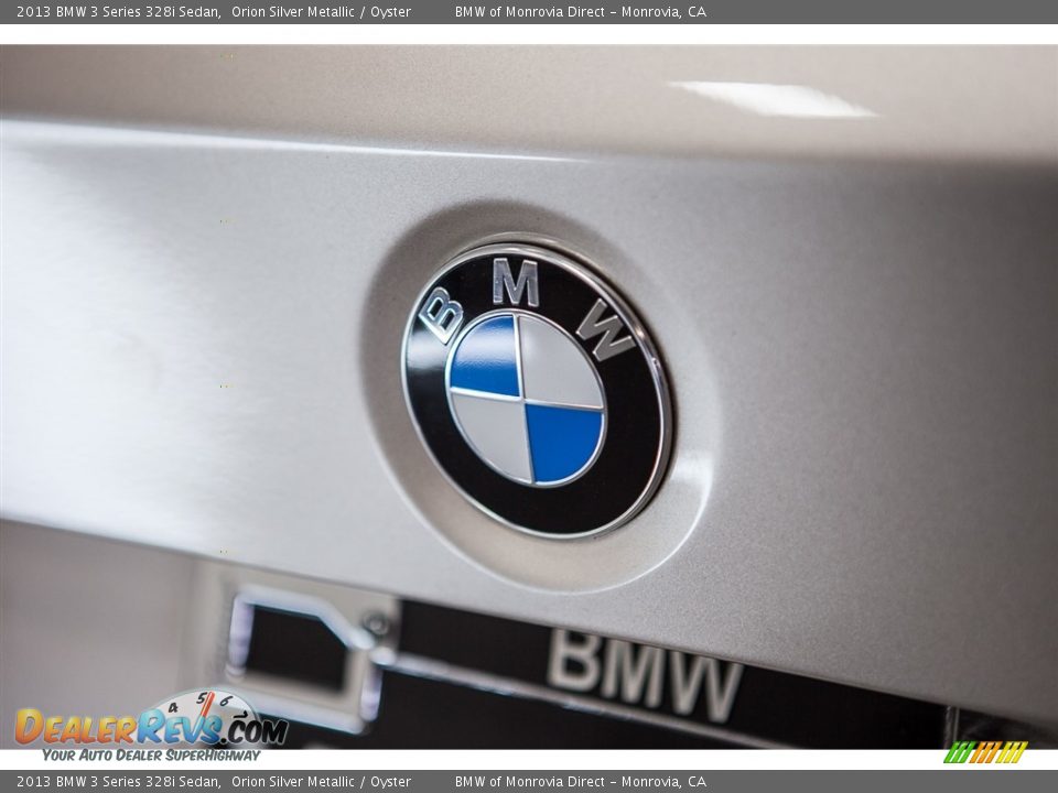 2013 BMW 3 Series 328i Sedan Orion Silver Metallic / Oyster Photo #30