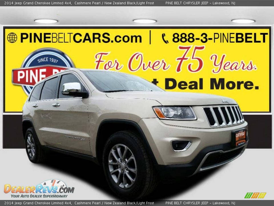 2014 Jeep Grand Cherokee Limited 4x4 Cashmere Pearl / New Zealand Black/Light Frost Photo #1