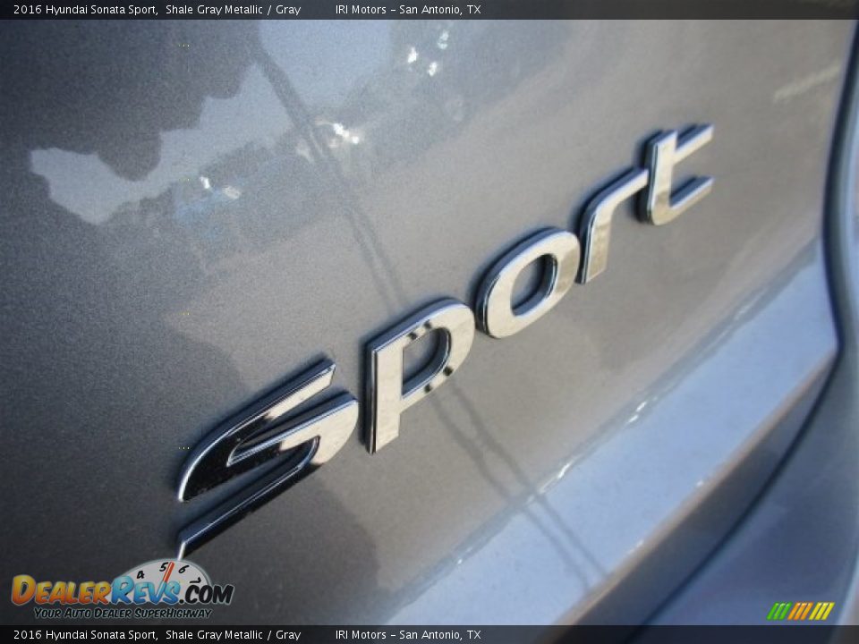 2016 Hyundai Sonata Sport Shale Gray Metallic / Gray Photo #6