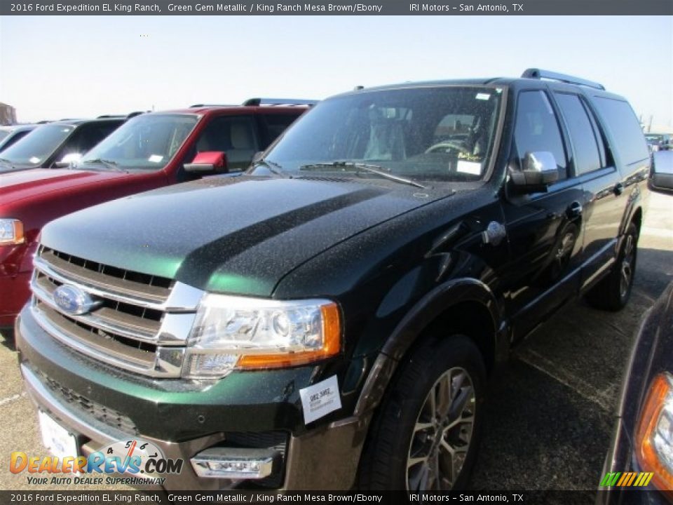 Front 3/4 View of 2016 Ford Expedition EL King Ranch Photo #2
