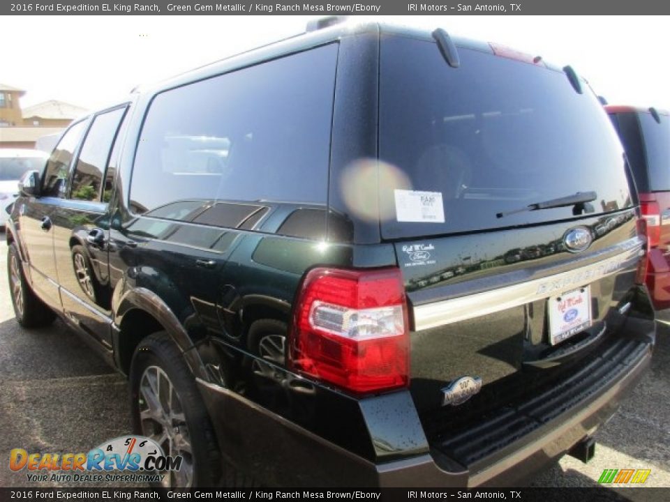 2016 Ford Expedition EL King Ranch Green Gem Metallic / King Ranch Mesa Brown/Ebony Photo #5