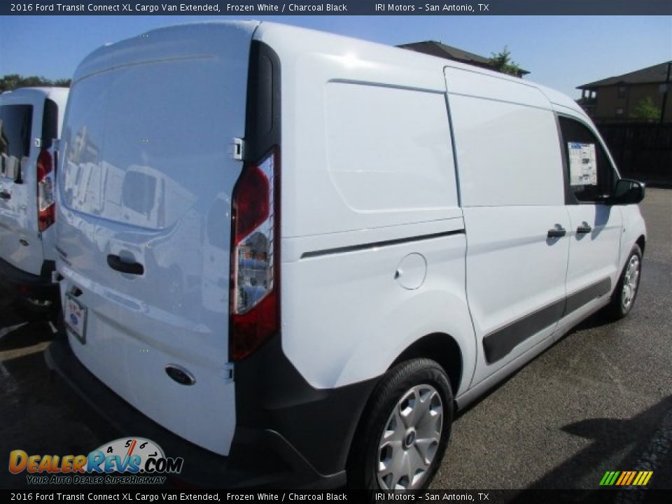2016 Ford Transit Connect XL Cargo Van Extended Frozen White / Charcoal Black Photo #6
