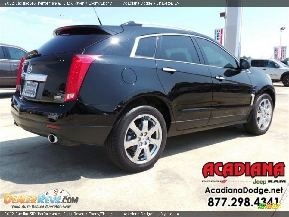 2012 Cadillac SRX Performance Black Raven / Ebony/Ebony Photo #9