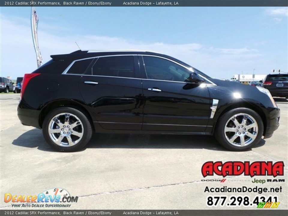 2012 Cadillac SRX Performance Black Raven / Ebony/Ebony Photo #11