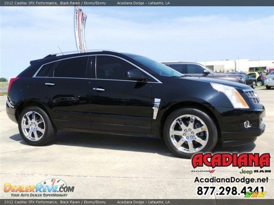 2012 Cadillac SRX Performance Black Raven / Ebony/Ebony Photo #12