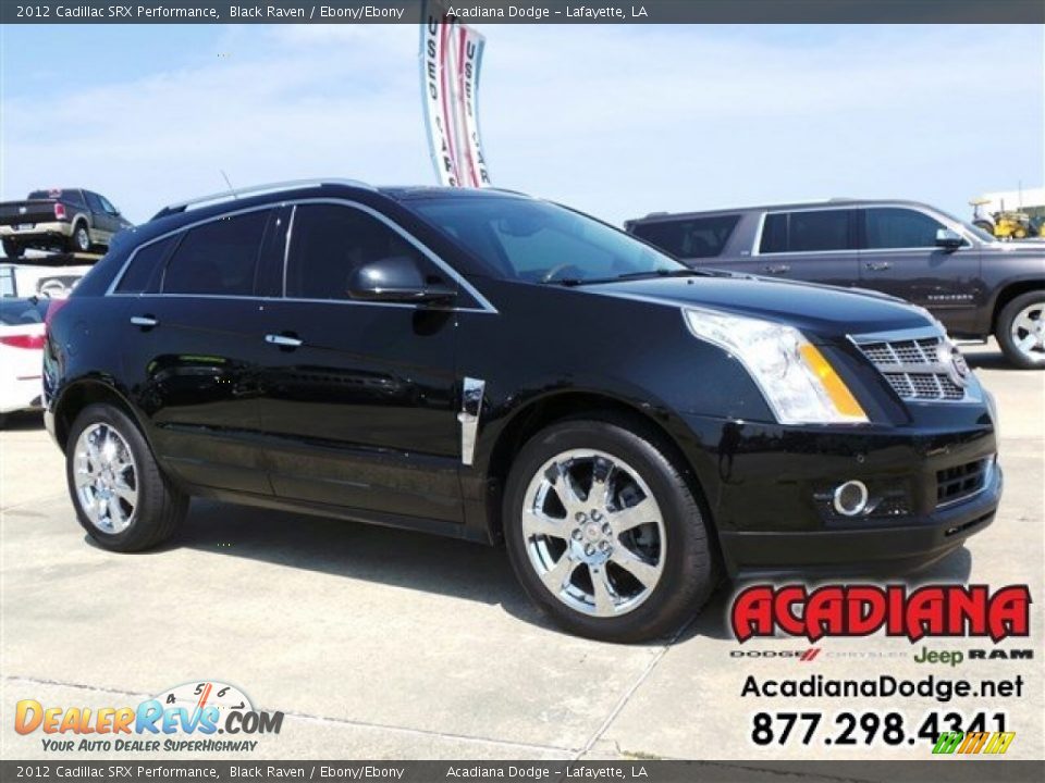 2012 Cadillac SRX Performance Black Raven / Ebony/Ebony Photo #13
