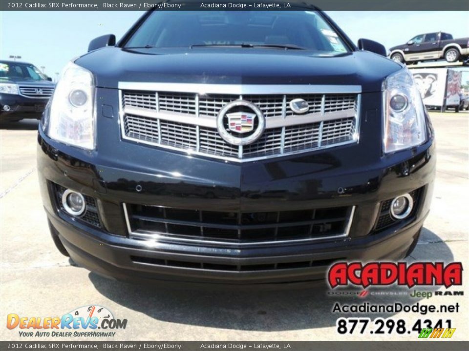 2012 Cadillac SRX Performance Black Raven / Ebony/Ebony Photo #14