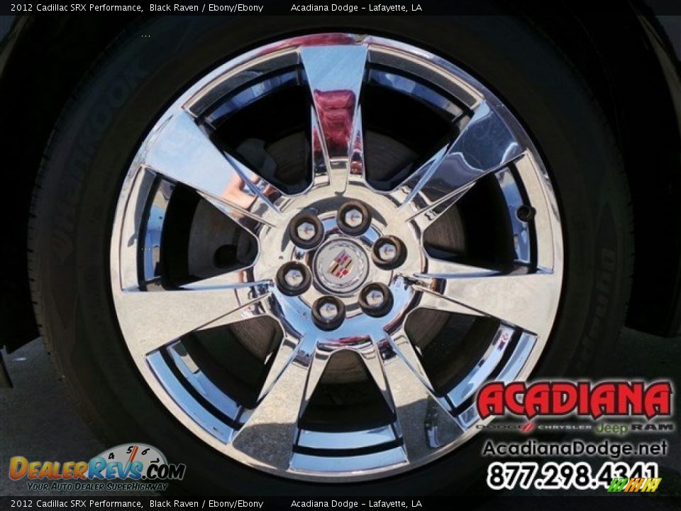 2012 Cadillac SRX Performance Black Raven / Ebony/Ebony Photo #15