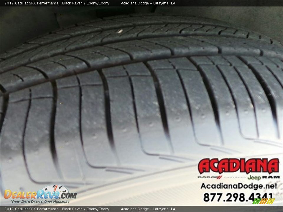 2012 Cadillac SRX Performance Black Raven / Ebony/Ebony Photo #16
