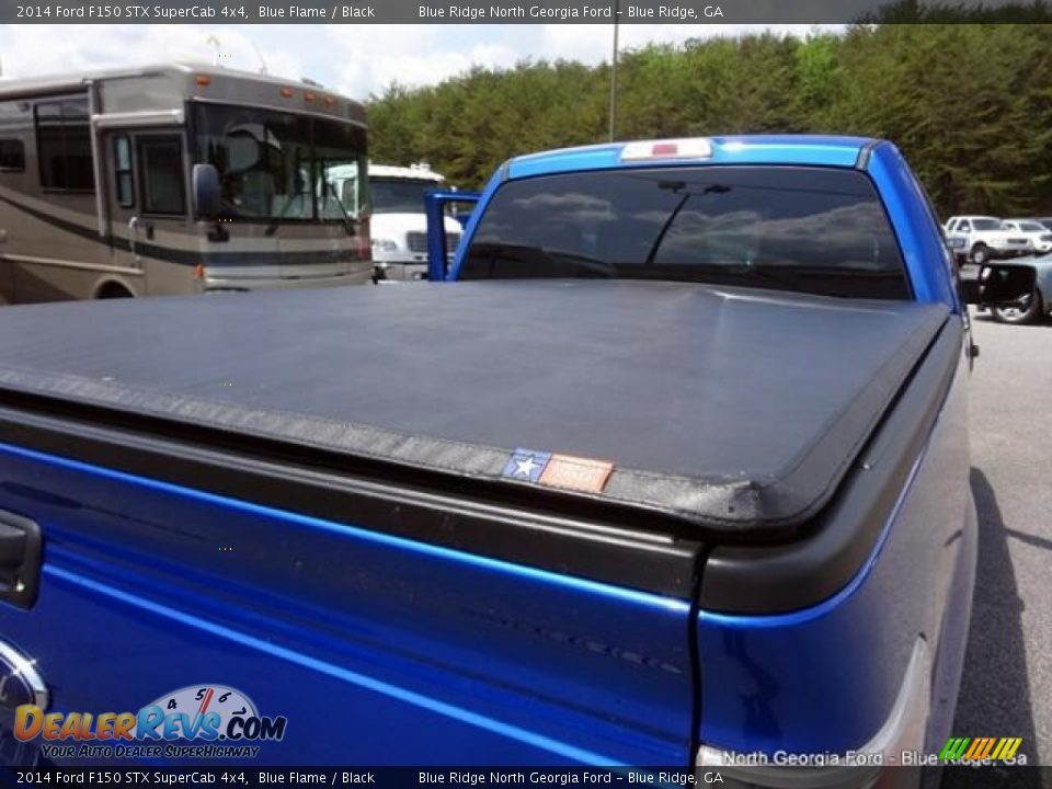 2014 Ford F150 STX SuperCab 4x4 Blue Flame / Black Photo #16