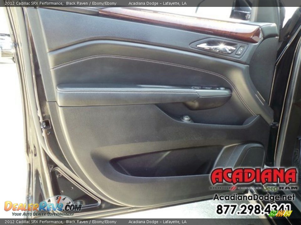 2012 Cadillac SRX Performance Black Raven / Ebony/Ebony Photo #18
