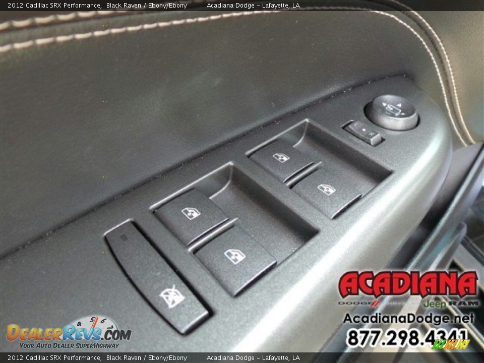 2012 Cadillac SRX Performance Black Raven / Ebony/Ebony Photo #19