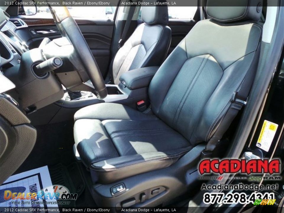 2012 Cadillac SRX Performance Black Raven / Ebony/Ebony Photo #20