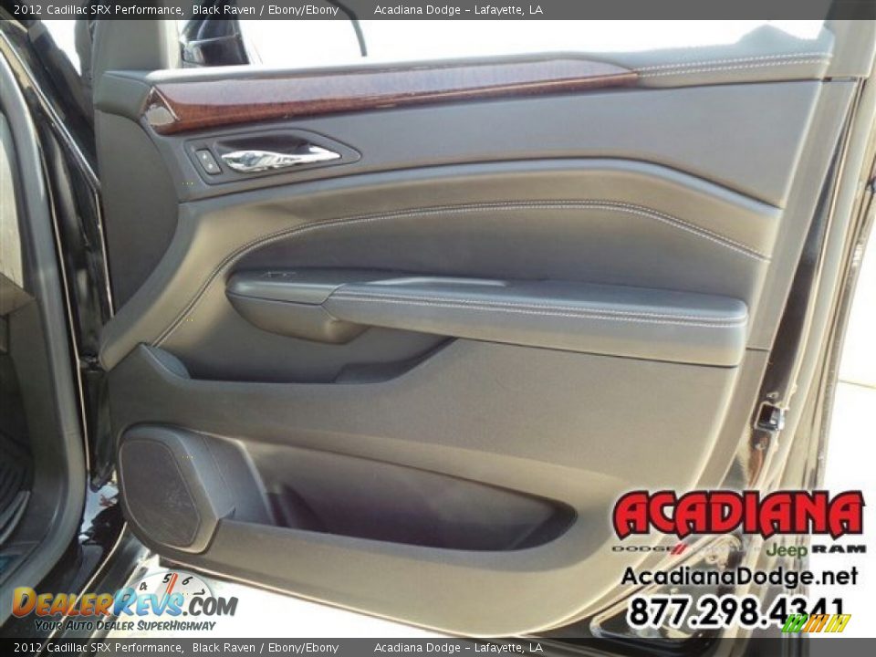 2012 Cadillac SRX Performance Black Raven / Ebony/Ebony Photo #25